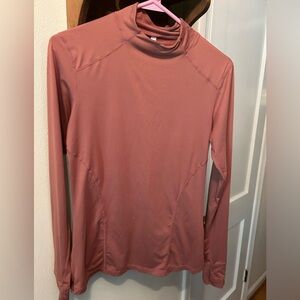 FABLETICS Phoenix Brick Mocha/Mauve.  LongSleeve. Mockneck. Spotless. Small.